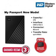 WD My Passport 1 TB USB 3.2 HDD 3Yr Warranty || WD My Passport 1 TB USB 3.2 HDD Black 3Yr