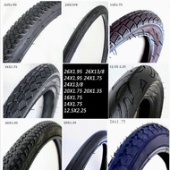 Tayar & Tiub Basikal 12",14",16",20",24",26",26"x1.38, 27.5x1.50 - Tyre & Tube Basikal