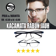 MATA Anti Radiation Blueray Glasses Minus Lens (-) Minus Reading Glasses -0.50 s/d +4.00 Men Women M