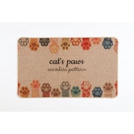 NITORI DOOR MAT CATS PAWS