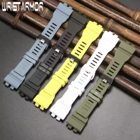 Watch Accessories Suitable for Casio G-Squad GBA-800 GBD800 Mens Resin Strap Waterproof Replacement 