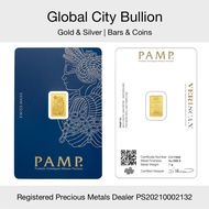 HE9 PAMP 1 gram Gold Bar - Fortuna Design