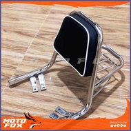 Yamaha/E)Fazzio<TR^Top*Xe~Box?Uz~/?LS~Carrier?ko~Bag?fz~?IX~Bracket w/ Back Rest - Stainless Steel