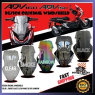 HONDA ADV 150 ADV 160 NEW DESIGN WINDSHIELD VISOR SMOKE CLEAR RAINBOW BLACK ADX160 X-ADV150WINDSHIEL