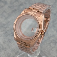 39mm/40mm Miyota 8285 Men’s 316L Stainless Steel Case with Sapphire Crystal Stainless Steel Band Acc