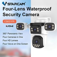 VSTARCAM CG621FR 4G LTE SIM / CS621FR WiFi FHD 1080P 2MP x 4 เลนส์กล้อง กล้องวงจรปิดใส่ซิม iP Camera