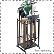 [LacooppiabcMY] Garden Tool Organizer Mop Broom Holder Adjustable Yard Tool Hangers Stable Hand Tool