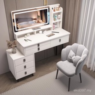 2023 Small Dressing Table Dressing Table Bedroom Modern Simple Storage Cabinet Integrated Influencer