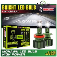 MOHAWK LED Bulb Mini 6000K Car Universal Fog Light Head Light Headlamp Super Bright Bulb H1 H3 H4 H7