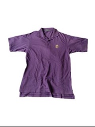 古著 真品 美國製 Burberrys（舊版Burberry ）紫色純棉Polo衫