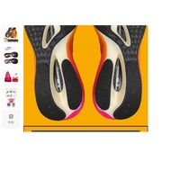 BMAI 3.0 running shoe sole sticker - Bissell brand, Helps increase shoe sole durability to 500km