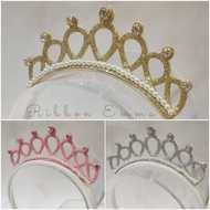 Children's Crown Headband Princess Tiara glitter Headband Baby Crown Headband Children's Crown Headb