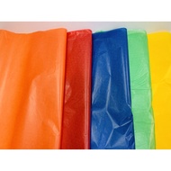 Kertas Wau Warna Warni 10 sheets Kertas Layang-layang WAX PAPER 50cm x 75cm