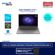 LENOVO LOQ 15IAX9E 83LK002AMJ Gaming Laptop (15.6" FHD IPS 144Hz/i5-12450HX/8GB DDR5/512GB SSD/RTX30