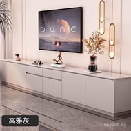 TV Cabinet Coffee Table Living Room Bedroom Storage Cabinet Rock Slab Solid Wood Home Combination Fl