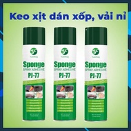 (HỎA TỐC) - Keo Dán Xốp Dạng Xịt Đa Năng PJ77 Dán Xốp Mút Giấy Decal không mùi chất lượng cao