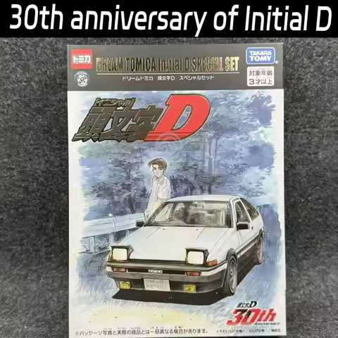 TAKARA TOMY TOMYTEC 1/64 30th Anniversary of Initial D Alloy Motor Vehicle Diecast Models Car Toys C