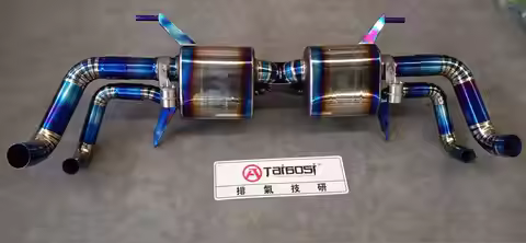 Taibosi For Audi R8 4.2L 5.2L 2007-2017 Car Catback Exhaust System Pipe High Performance Titanium El