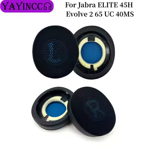 Replacement Ice gel Earpads With buckle For Jabra ELITE 45H Evolve 2 65 UC 40MS Ear Cushion / Headph