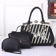 Thursday live note branded bag alexia lenore set 3in1 women's fashion behel bag