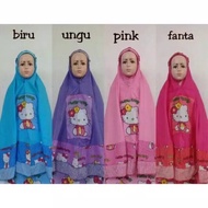 mukena anak-mukena HELLO KITTY-mukena bali-mukena anak anak-karakter