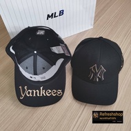 พร้อมส่ง🖤💛แท้ 100% MLB CAP หมวก NY แท้ นำเข้าจากเกาหลี