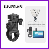 Clip Lamp Holder HP Clip Clamp Multifunction Selfie Lamp Photography Mini Handphone Camera Camera