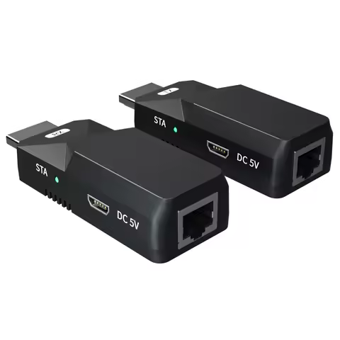 2024 50M HDMI Over IP Network Extender 1080P HDMI Transmitter by RJ45 CAT5e CAT6 LAN Extensor Like H