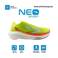 HIJAU 910 HAZE FUZZ LITE Running Shoes - GREEN/ORANGE YELLOW