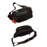 Ready Stock Leather Waist Bag Beg Kerja Rider Bag Canvas Bag Crossbody Bag Chest Bag Beg Sandang Beg