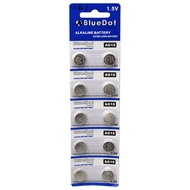 BlueDot Trading AG10 LR1130 LR54 LR54 1.5V Alkaline Coin Cell Battery for Watch, Hearing Aid, Calcul