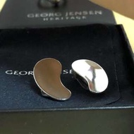 喬治傑生georg jensen 極簡絕版#123夾式耳環