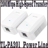 TP-LINK 2pcs one pair AV200 Mini Power line Adapter up to 200Mbps Ethernet Network Powerline Adaptor