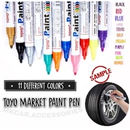 TOYO TYRE MARKET PAINT PEN 11 DIFFERENT COLORS