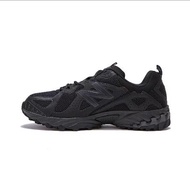 New Balance NB 610T series anti-skid, wear-resistant, breathable, low top outdoor running shoes for men and women in black