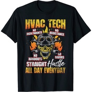 Mens Hvac Tech Ac Technician Installer Distressed T-Shirt