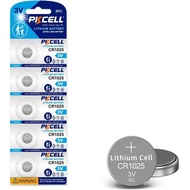 PKCELL 5-Pack CR1025 Lithium Battery 3V CR 1025 Battery, 5-Year Shelf Life