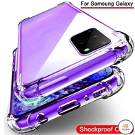 FS Shockproof Case for Samsung Galaxy A51 A71 Soft TPU Clear Case for Samsung A51 A71 Phone Cover