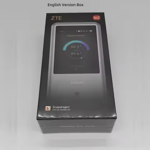 New ZTE U60 Pro MU5250 5G Pocket WIFI Router 5G-A Qualcomm Snapdragon X75 WiFi7 Ulocked Support Lock