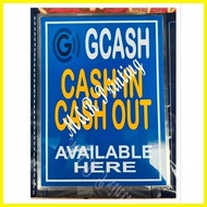 ◎ ⊙ ♚ Gcash Cash in cash out laminated signage