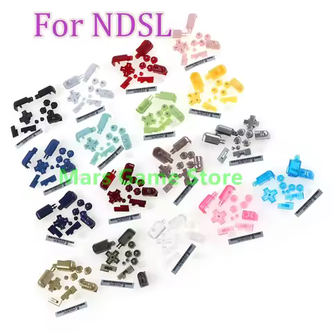 1Set Full Buttons Kit ABXY L R D Pad Cross Button For NDSL Replacement For Nintend DS Lite Game Cons