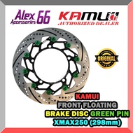 KAMUI Front Floating Brake Disc Plate Green Pin Xmax250 (298mm) YAMAHA
