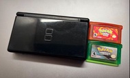 二手 任天堂 NDS Lite 黑色 連 POKEMON 火紅 綠寶石 GBA GAMES