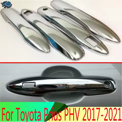 Car Accessories For Toyota Prius Phv 50 XW50 ZVW50 2016-2021 Car Side Door Handle Cover Trim Strip M