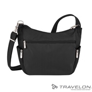 [American Travelon] Classic Anti-Theft Side Backpack 15L/Shoulder Bag Travel Overseas Passport Bag/RFID Anti-Personal Information _ Black Tl-42757