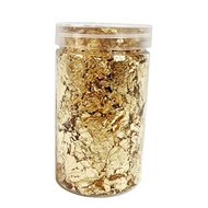 Gold Leaf Decoration Gold Leaf And Silver Flakes Glitters Craft Leaf Flake Sheets Foil Paper Nail Ar