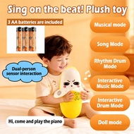 Creative Sensory Music Toy - Fruit Rhythm Piano Plush, Interactive Banana Rhythm Doll