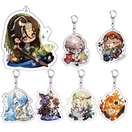 “Q version acrylic keychain (chibi) Reverse:1999 HD, cartoon figure of characters Vertin, Medicine, 