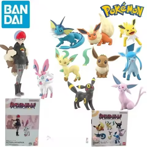 Bandai Original Scale World POKEMON Paldea Region Penny Sylveon Eevee Flareon Vaporeon Jolteon Glace