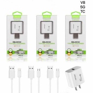 Alibaba Ali-3579 18w Qualcomm 3.0 Fast Charger Micro/Type-C/Andriod